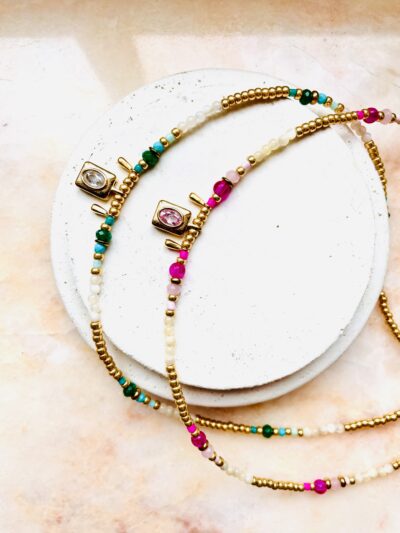 Collier OMBELINE vert – Image 6