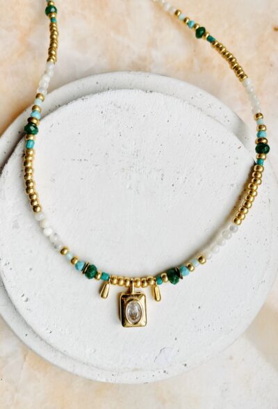 Collier OMBELINE vert