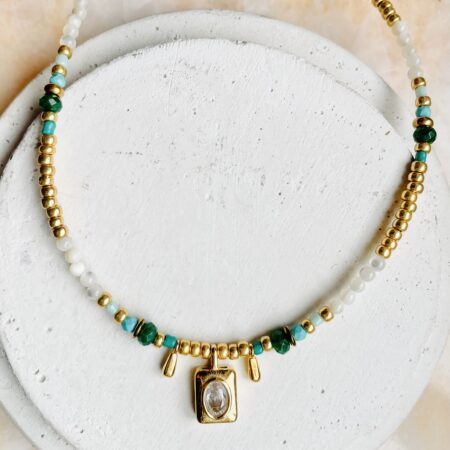 Collier OMBELINE vert