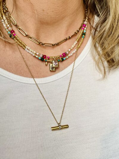 Collier OMBELINE vert – Image 5