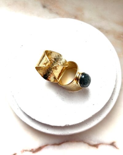 Bague SCARABÉE labradorite – Image 2