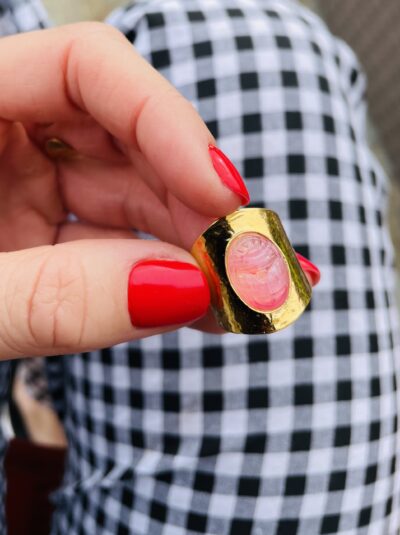 Bague SCARABEE rose