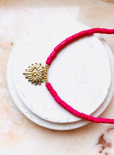 Collier LOUISON rose