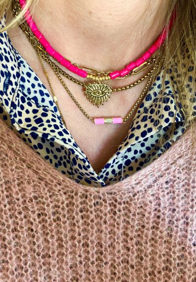 Collier LOUISON rose – Image 4