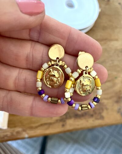 Boucles d’oreille AMBRE