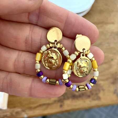 Boucles d’oreille AMBRE