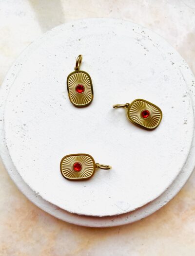 Pendentif MAGDA rouge – Image 2