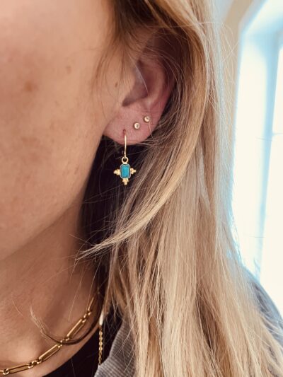 Créole BILLIA turquoise (vendue à l'unité)