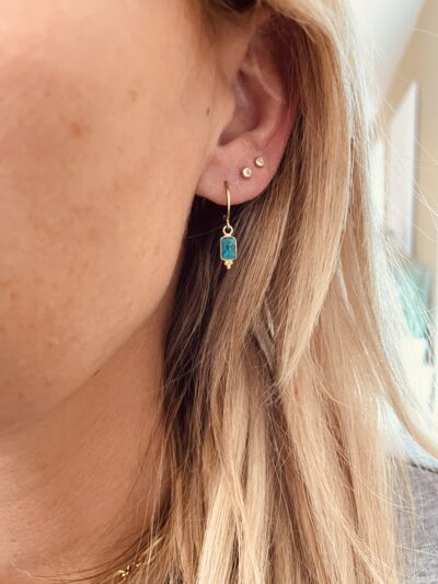 Créole BILIE turquoise (vendue à l’unité)