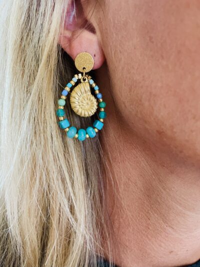 Boucles d'oreille COQUILLAGE