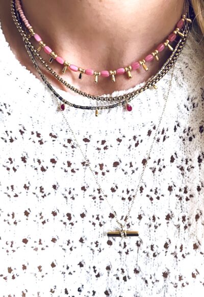 Collier MENTOS rose – Image 2