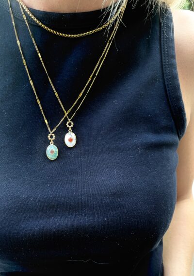 Collier AICHA blanc – Image 3