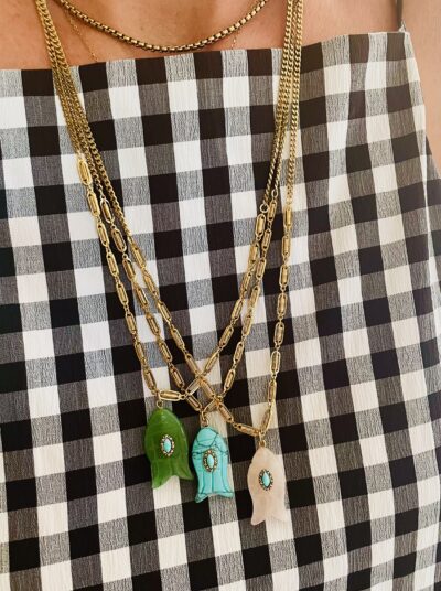 Collier DORIS vert – Image 6