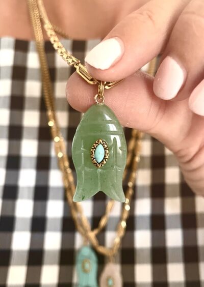 Collier DORIS vert – Image 5