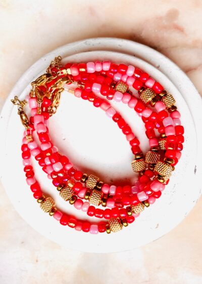 Bracelet OLIVERA rouge – Image 2