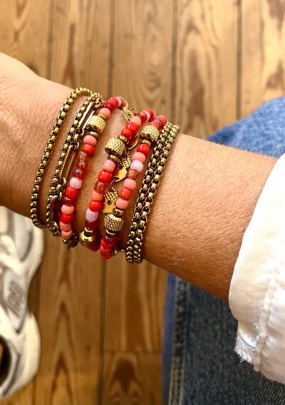 Bracelet OLIVERA rouge – Image 3