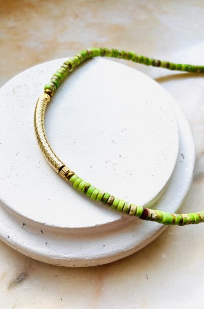Collier ODE pistache