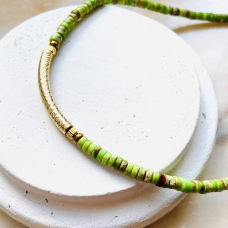 Collier ODE pistache