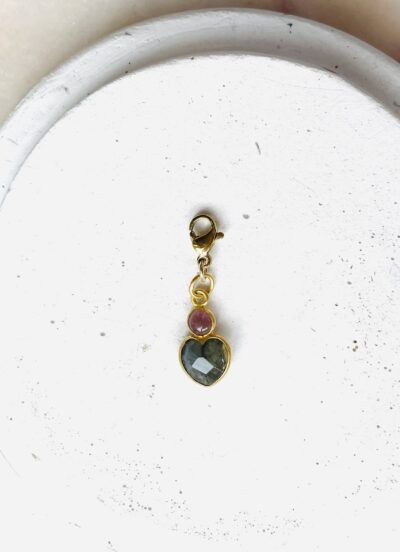 Pendentif LOU gris