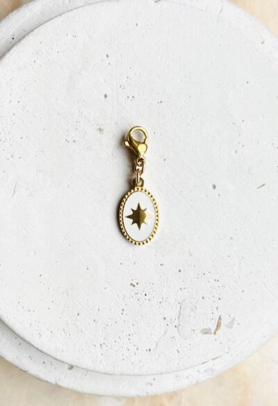 Pendentif KIM blanche