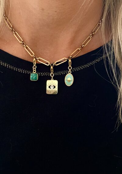 Pendentif KIM turquoise – Image 2