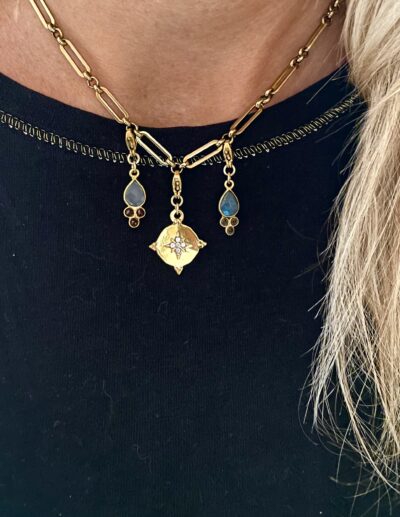 Pendentif FAY gris – Image 2