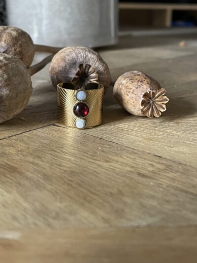 Bague CAPRESE grenat