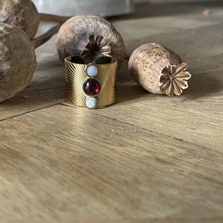 Bague CAPRESE grenat