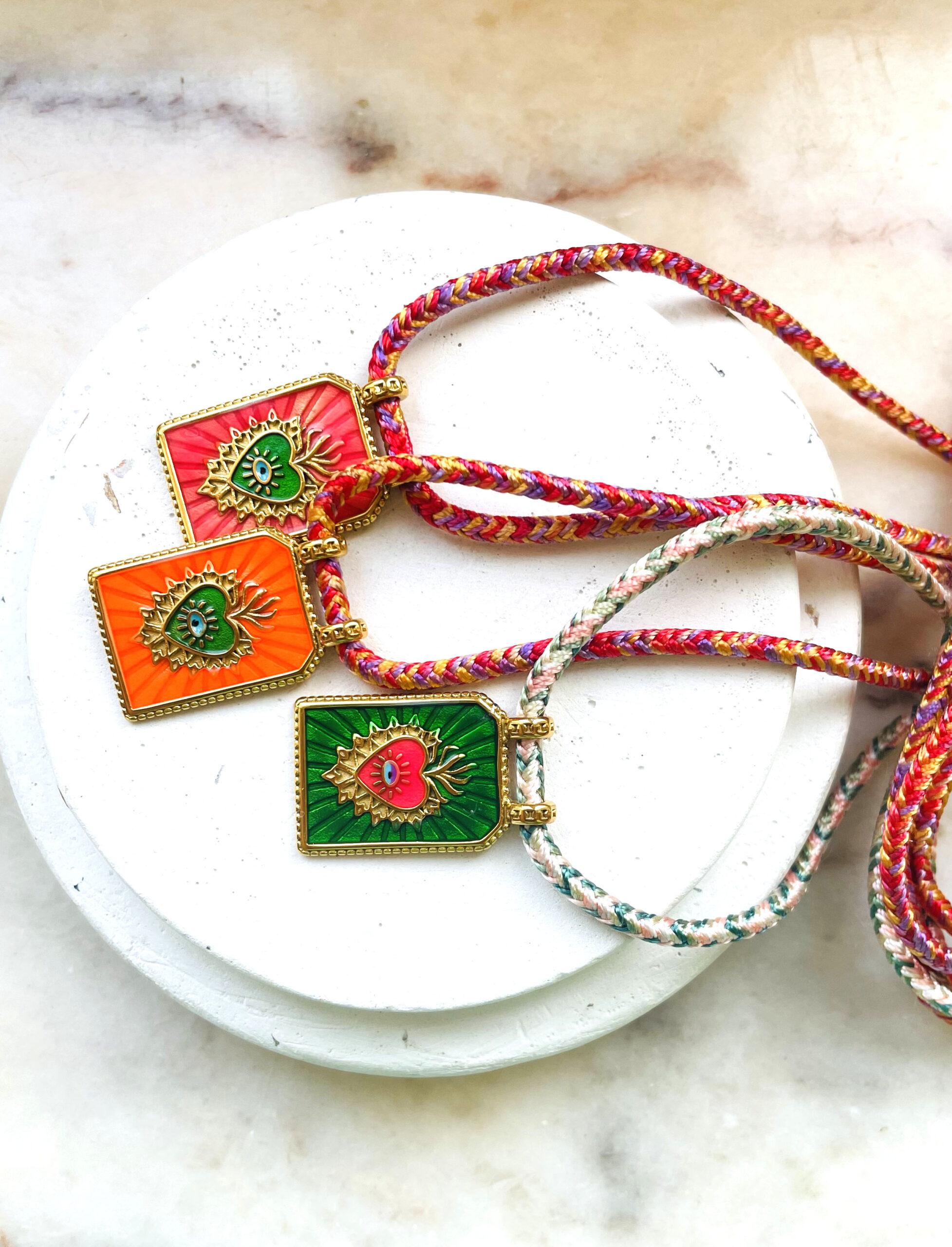 Collier MAHAUT orange – Image 2