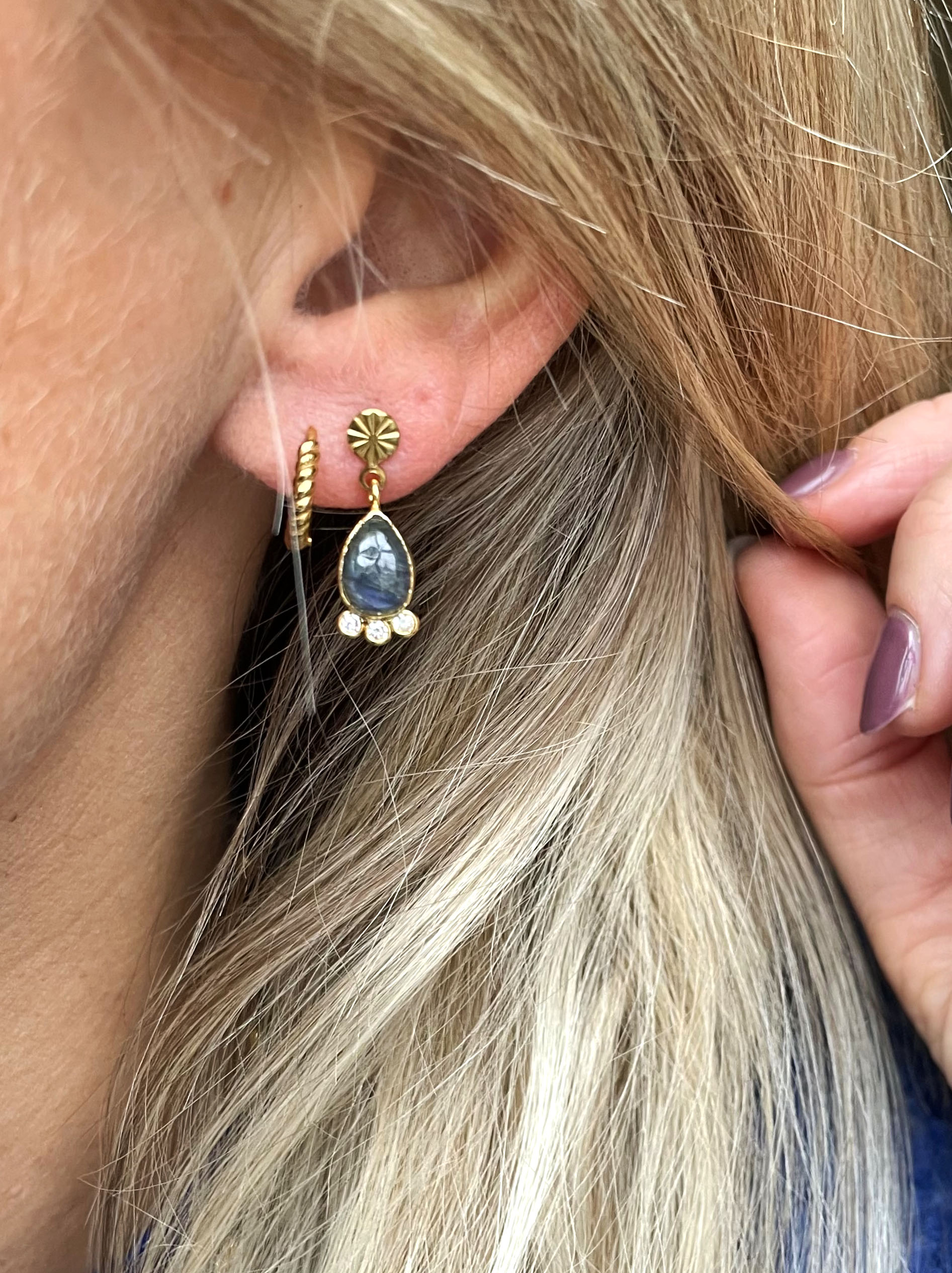 Monoboucle MARGAUX labradorite – Image 5