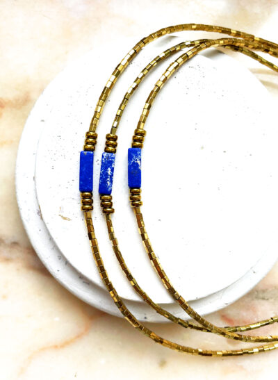 Collier PAOLINE bleu