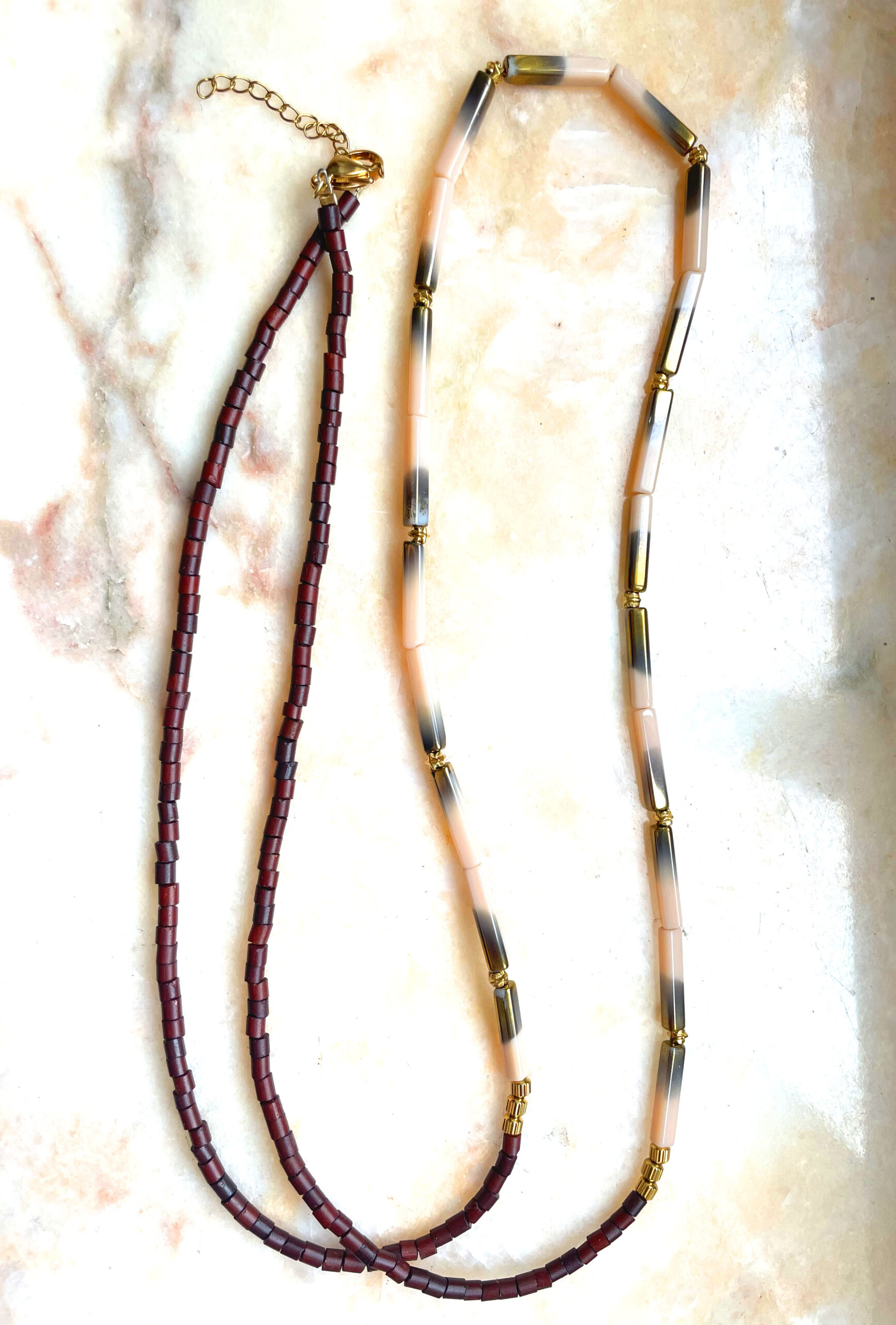 Sautoir AELIS rose – Image 2