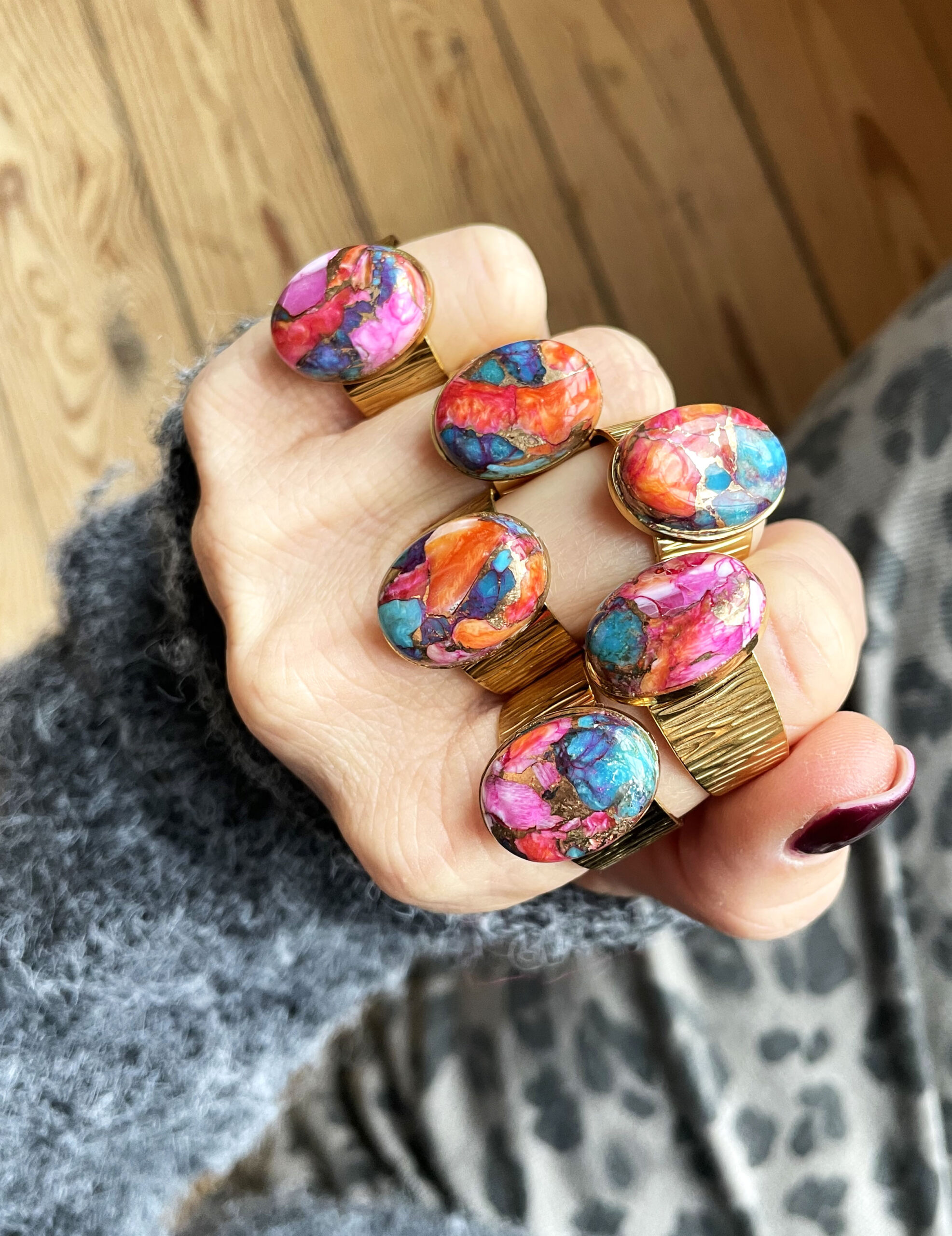 Bague ARIANA multicolore