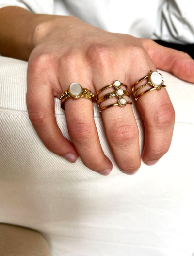 Bague JUPITER nacre – Image 4
