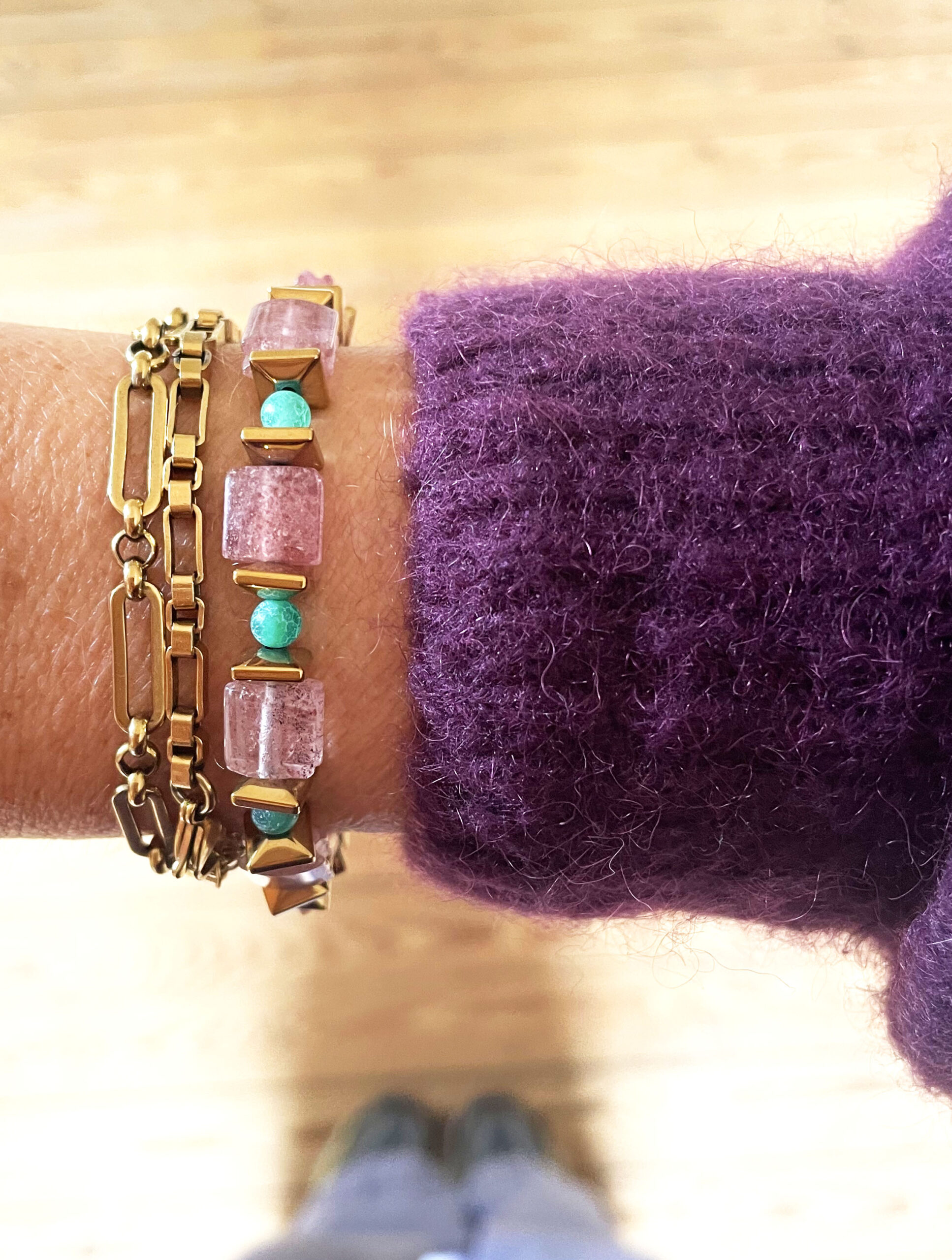 Bracelet SELENE rose