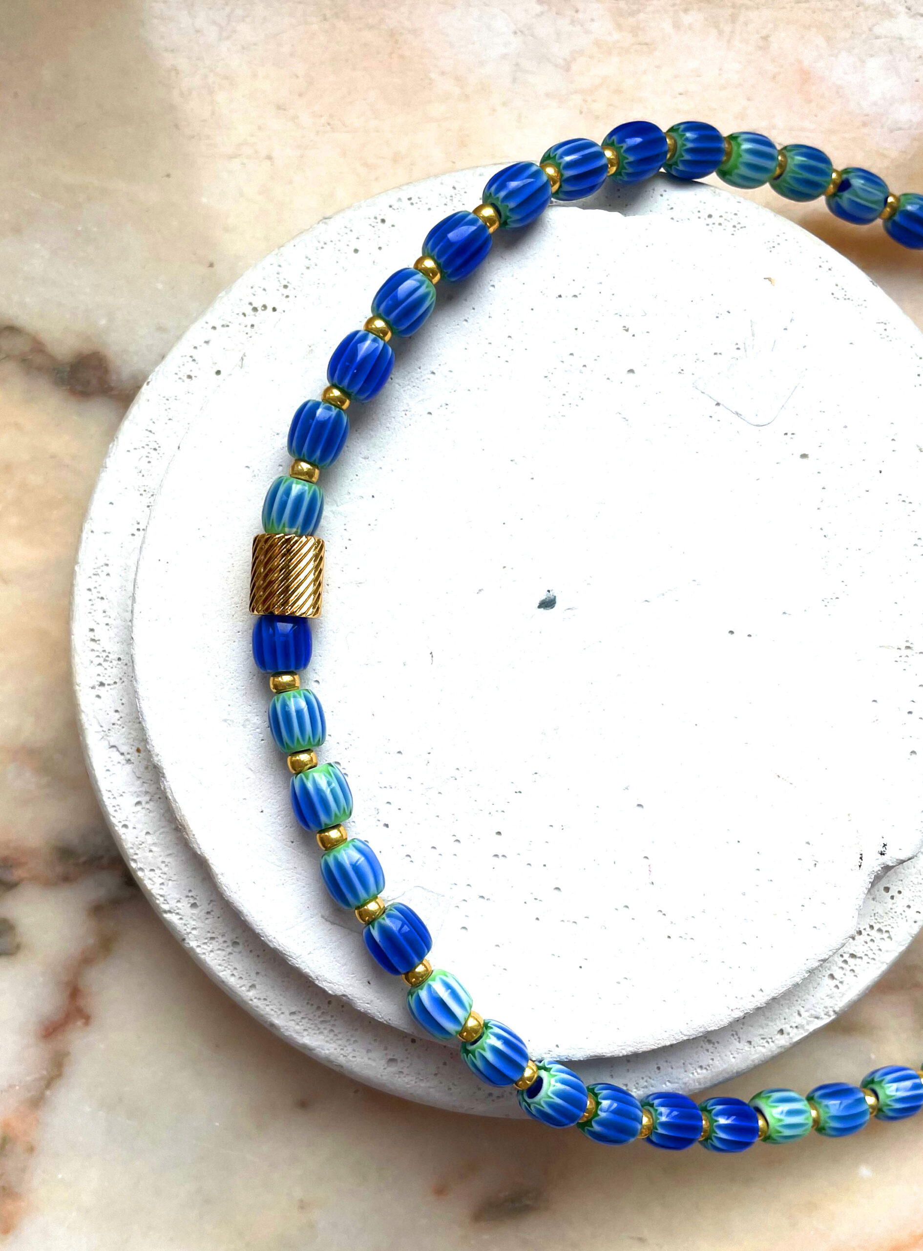 Collier CARMEN bleu – Image 6