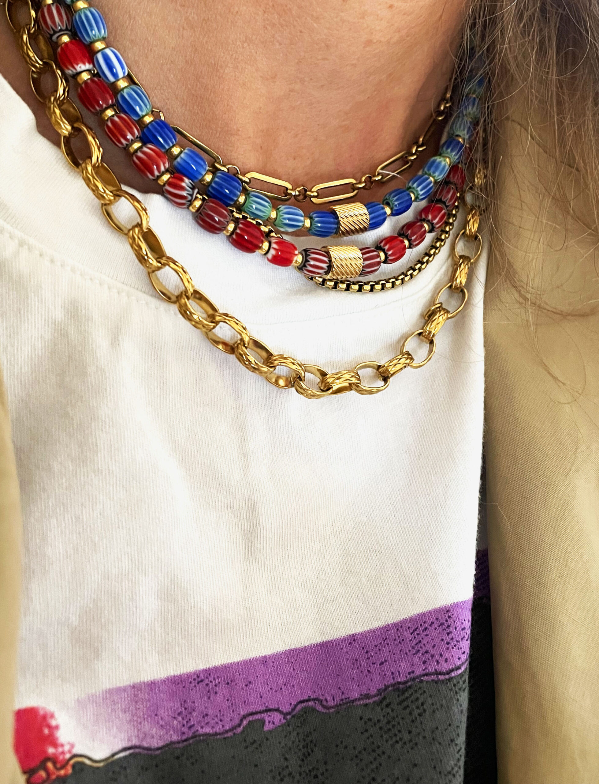 Collier CARMEN rouge – Image 7