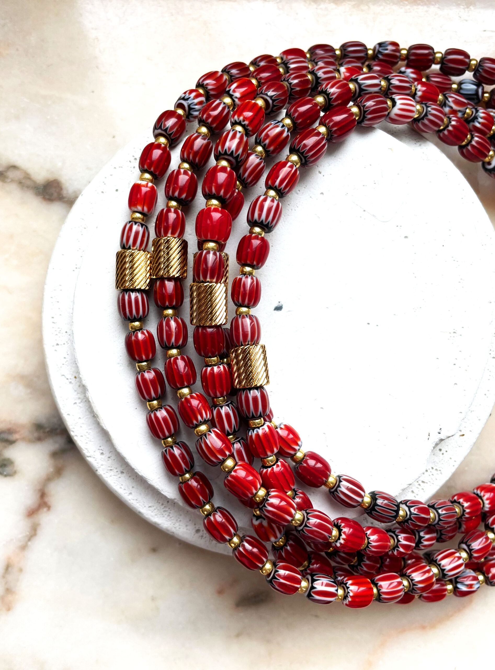 Collier CARMEN rouge – Image 5