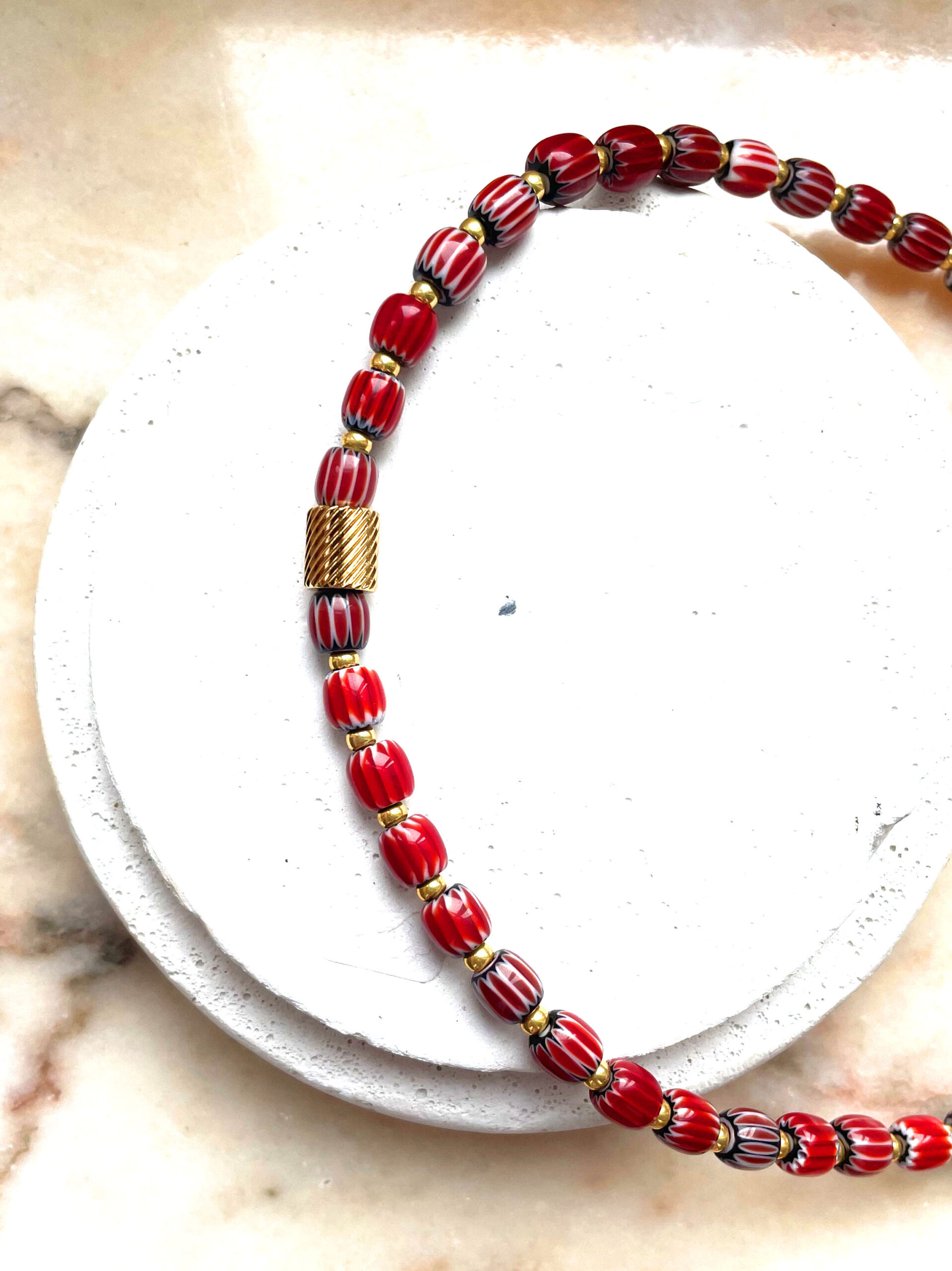 Collier CARMEN rouge – Image 3