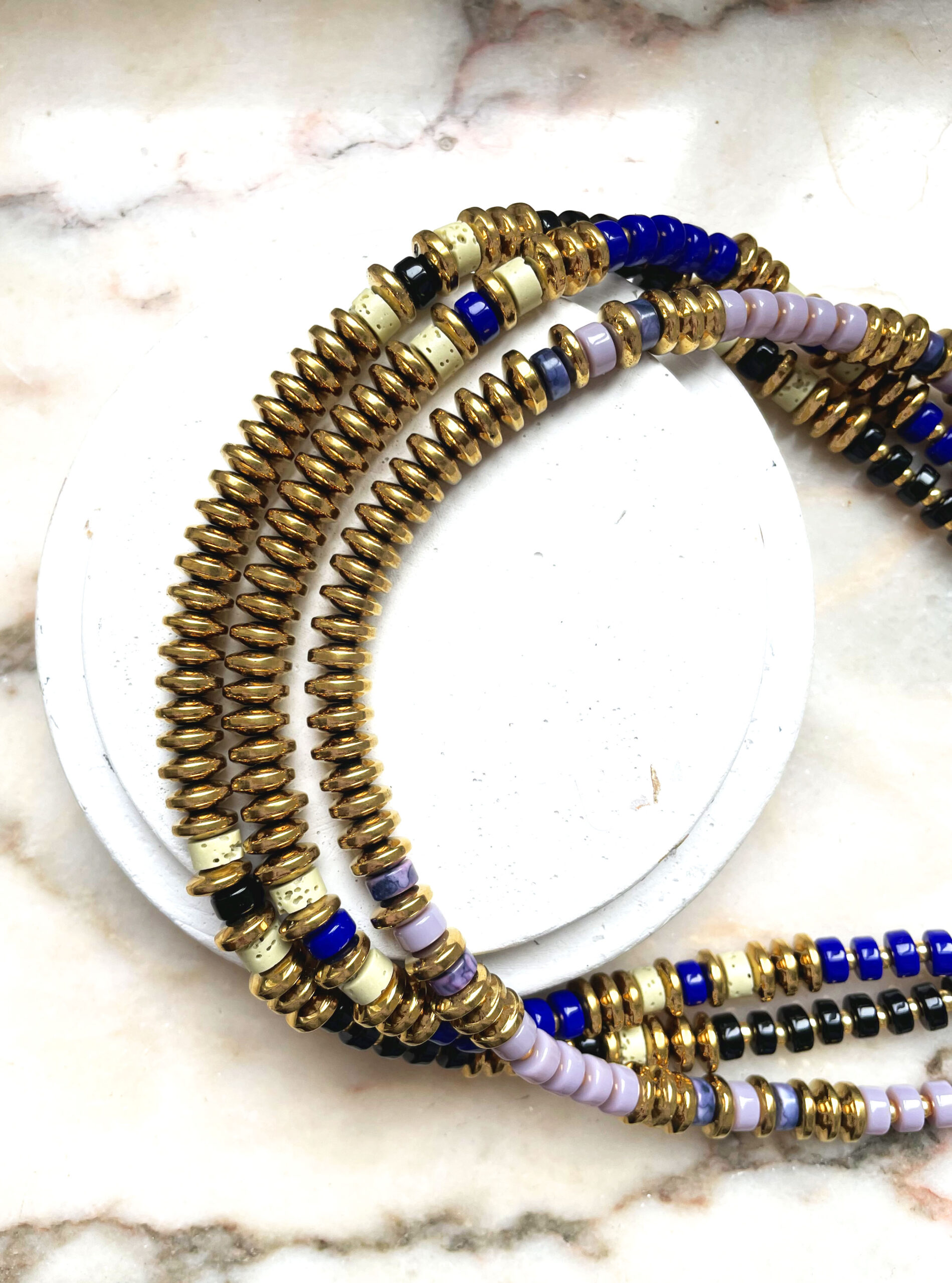 Collier CLEOPÂTRE parme – Image 2