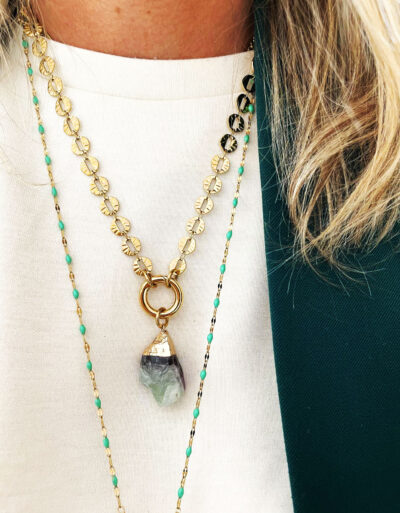 Collier FLUORITE