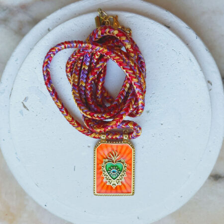 Collier MAHAUT orange