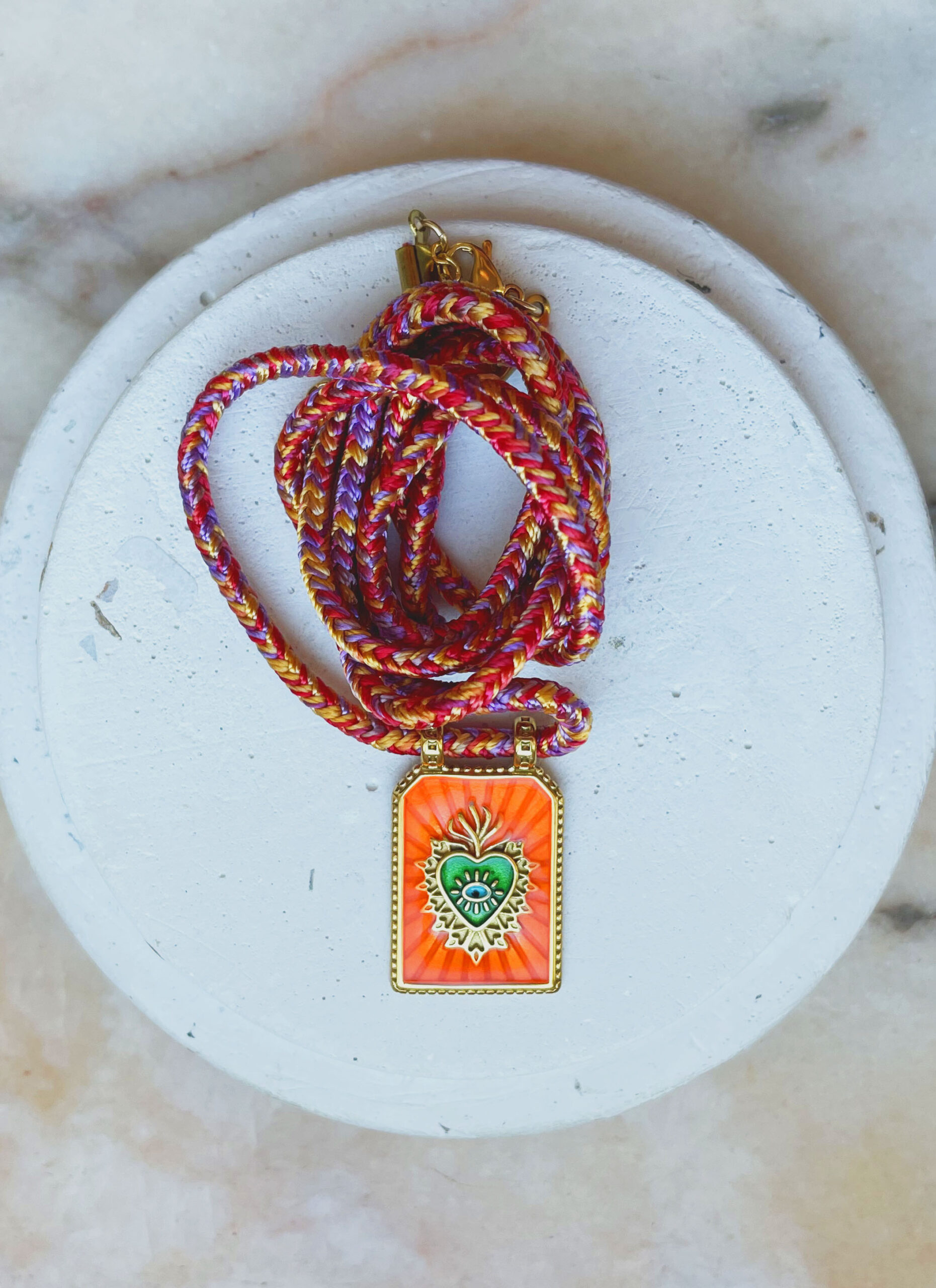 Collier MAHAUT orange