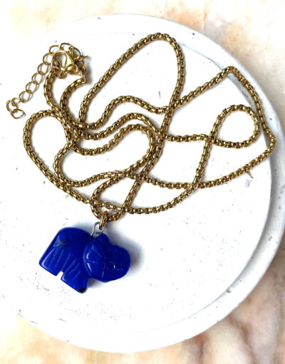 Collier ODALIE bleu – Image 3