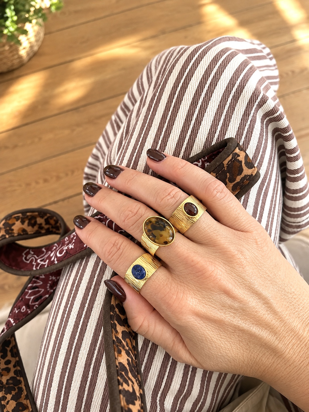 Bague KIARA grenade – Image 2