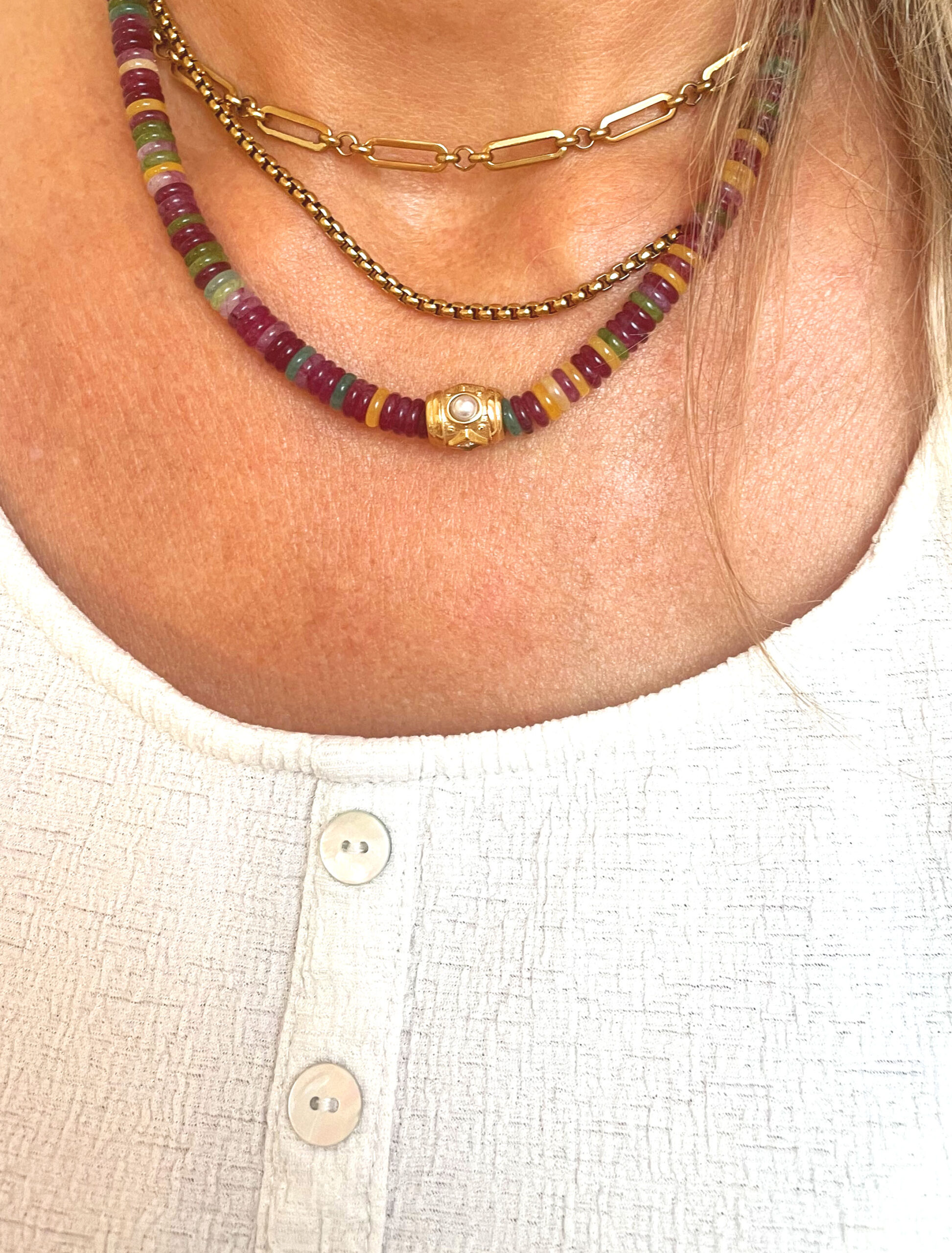 Collier ISHA prune – Image 2