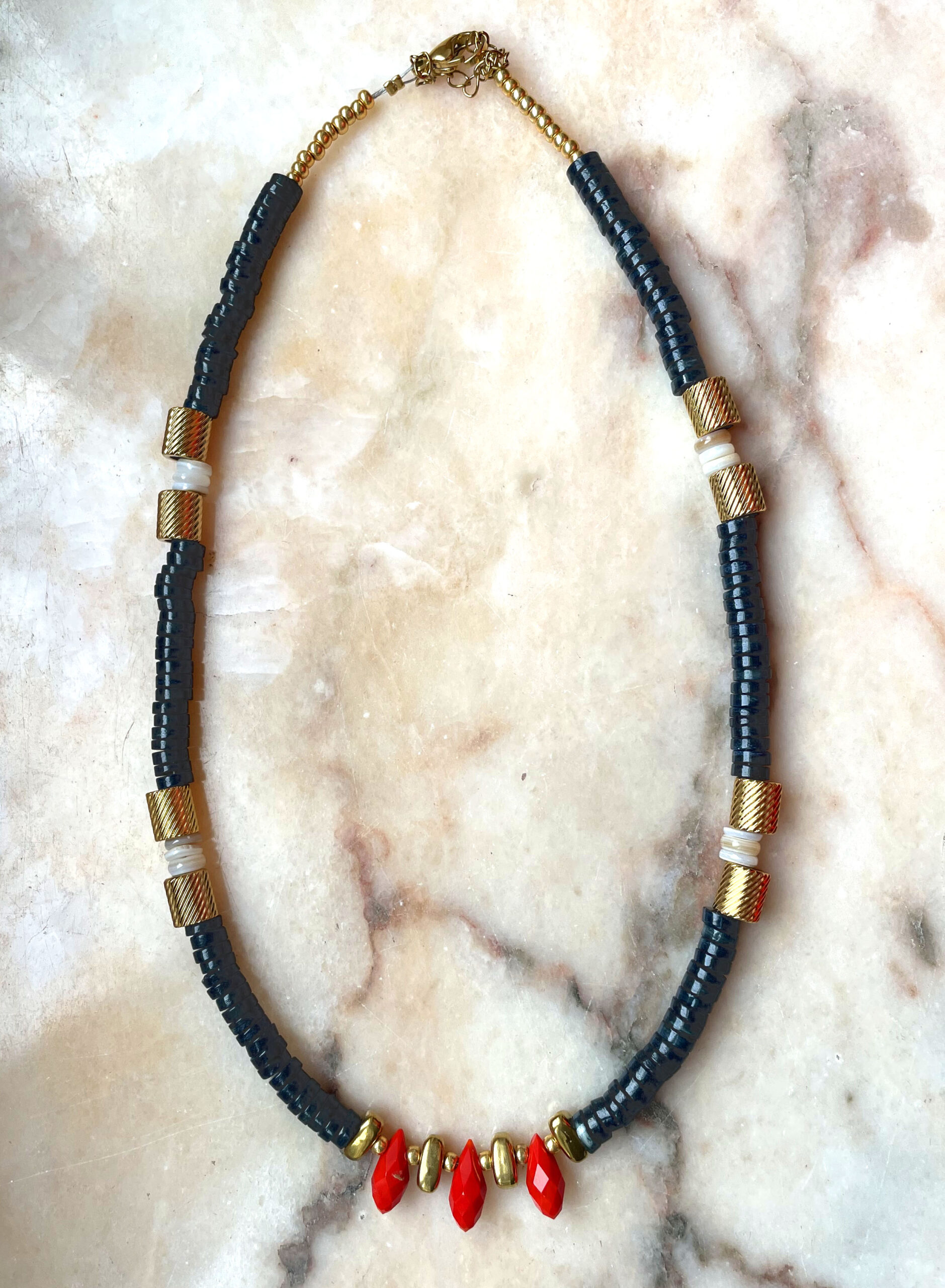 Collier JENNY gris/noir – Image 5